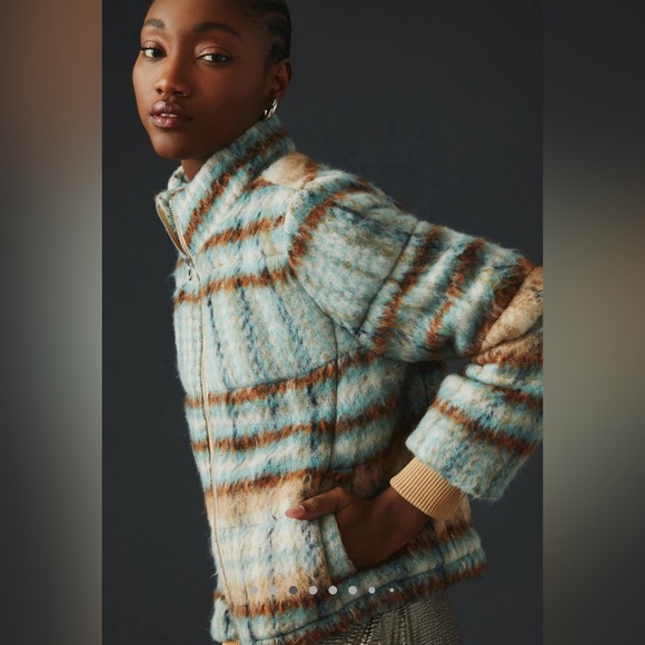 Anthro Plaid Jacket - Picture 3 of 5